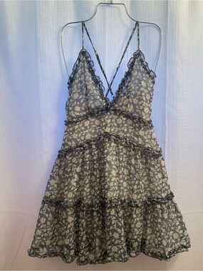 Saints + Secrets floral mini dress